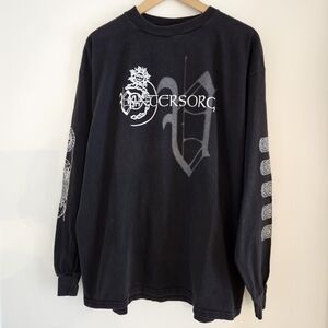 Vintahe Vintersorg Shirt Extra Large Long Sleeve Black Metal Extreme Band Y2K